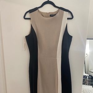 White House Black Market Three Tone Work Dress